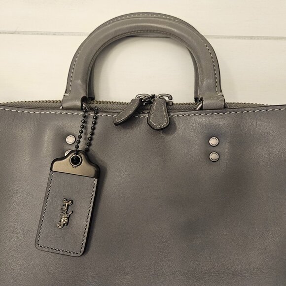 Coach Grey Rogue Briefcase - Picture 4 of 16